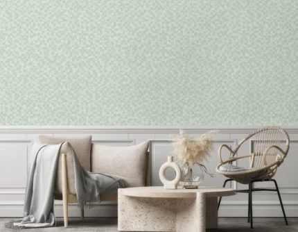 Green Embossed Wallpaper – Natural Serenity (24106-5)